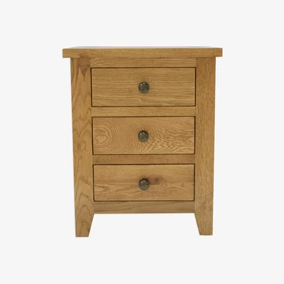 Furniture123 Julian Bowen Marlborough 3 Drawer Bedside Table