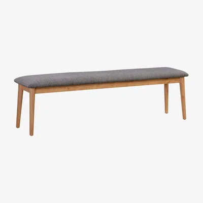 Furniture123 Large Solid Oak Dining Bench - Marny