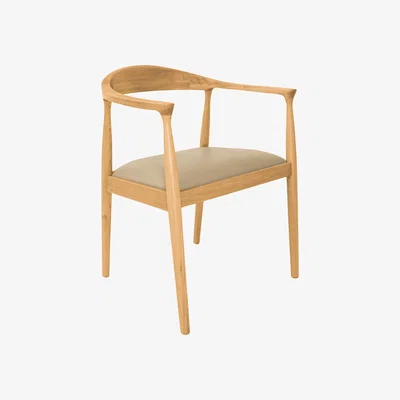 Furniture123 Solid Oak Carver Dining Chair - Anders