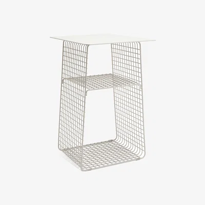 Habitat Habitat Cal Metal Bedside Table - Grey