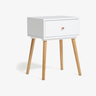 Habitat Habitat Otto 1 Drawer Bedside Table - White