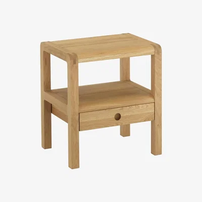 Habitat Habitat Radius 1 Drawer Oak Bedside Chest