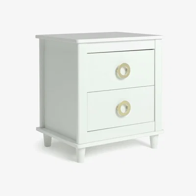 Habitat Habitat Bardot 2 Drawer Bedside Table - White