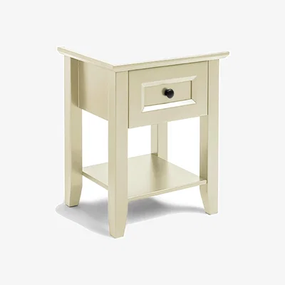 Habitat Habitat Kingham 1 Drawer Bedside Table - Ivory