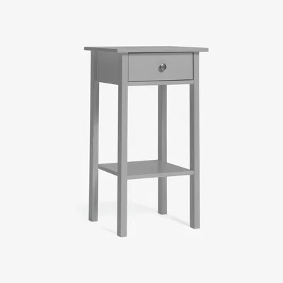 Habitat Habitat Minato 1 Drawer Bedside Table - Grey