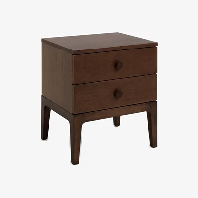 Habitat Habitat Loxley 2 Drawer Bedside Table - Walnut