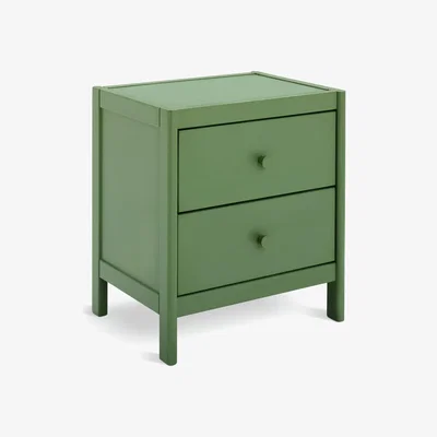 Habitat Habitat Bronte 2 Drawer Bedside Table - Green