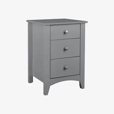 Habitat Habitat Minato 2 Bedside Tables Set - Grey