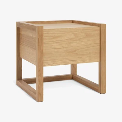 Habitat Habitat 60 Hana 1 Drawer Bedside Table - Oak
