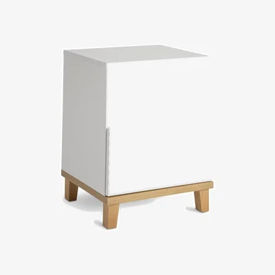 Habitat Habitat Cleo 1 Drawer Bedside Table - White