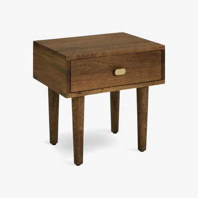 Habitat Habitat Armi 1 Drawer Bedside Table - Walnut