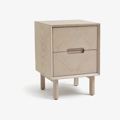 Habitat Habitat Halden Skandi 2 Drawer Bedside Table - Natural