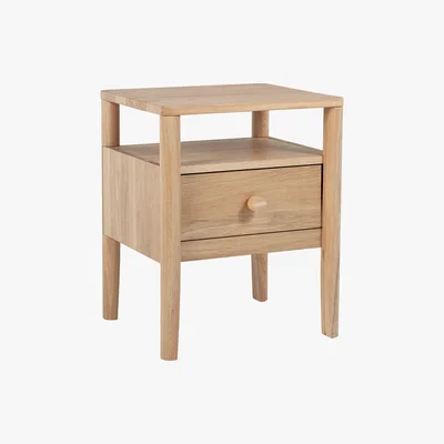 Habitat Franklin Oak 1 Drawer Bedside Table With Shelf, Oak