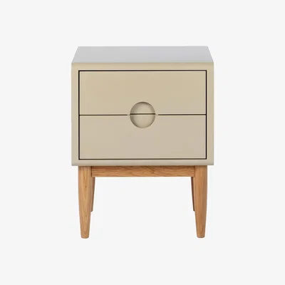 Heal's Heal's Amira Bedside Table Painted Oatmeal