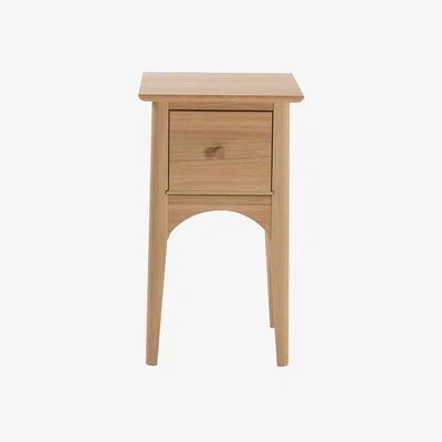 Heal's Heal's Blythe Compact Bedside Table Oak - Heal's UK Bedroom Furniture