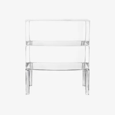 Heal's Kartell Ghost Buster Large Side Table In Flat White E5 - Heal's UK Furniture
