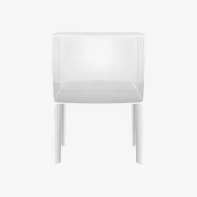 Heal's Kartell Ghost Buster Small Side Table In Flat Black E6 - Heal's UK Furniture