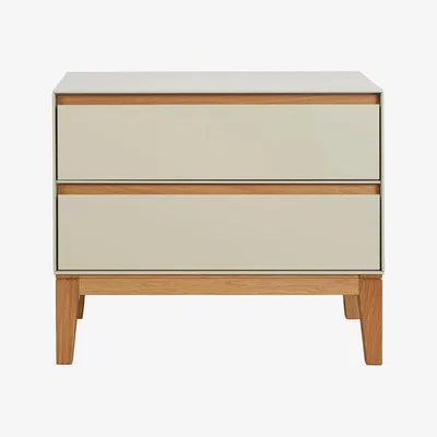 Heal's Heal's Lars Wide Bedside Table Cashmere