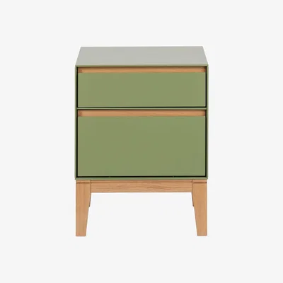 Heal's Heal's Lars Bedside Table Olive Green