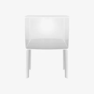 Heal's Kartell Ghost Buster Small Side Table In Transparent Fume - Heal's UK Furniture