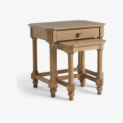 John Lewis John Lewis Clemence Nest of 2 Tables, Greyed Oak