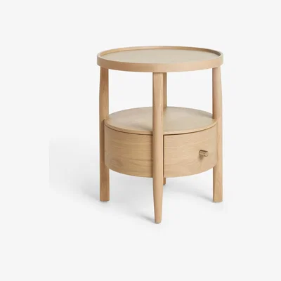John Lewis John Lewis & Partners Rise Bedside Table, Natural