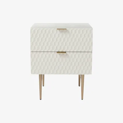 John Lewis west elm Audrey 2 Drawer Bedside Table