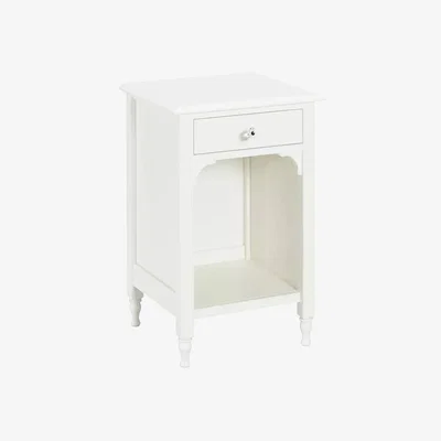 John Lewis Pottery Barn Kids Juliette Bedside Table, French White