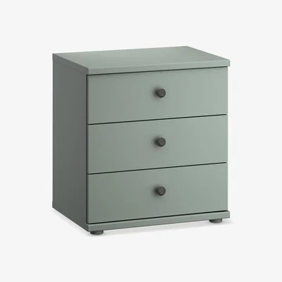 John Lewis John Lewis Marlow 3 Drawer Bedside Table, 50cm