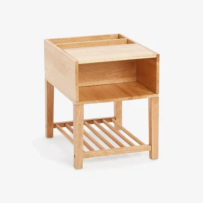 John Lewis Great Little Trading Co Croft Storage Bedside Table, Natural