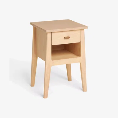 John Lewis John Lewis Arbor 1 Drawer Bedside Table, Natural