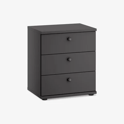 John Lewis John Lewis & Partners Marlow 3 Drawer Bedside Table, 50cm