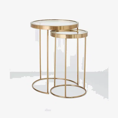John Lewis John Lewis Savoy Nest of 2 Glass Tables