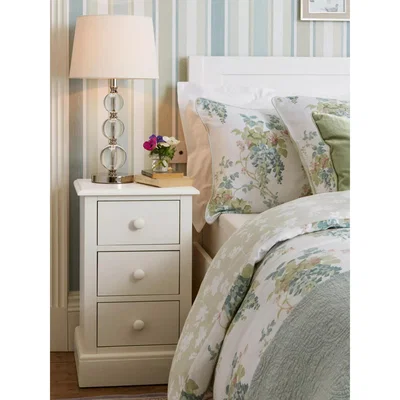 John Lewis Laura Ashley Ashwell Bedside Table, White