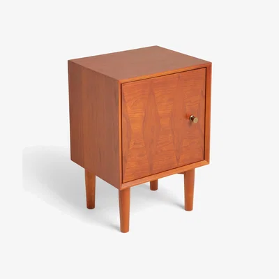 John Lewis John Lewis Marquetry Wood Bedside Table, Natural