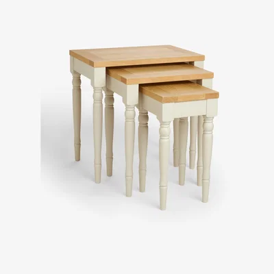 John Lewis John Lewis Foxmoor Nest of 3 Tables, FSC-Certified Acacia