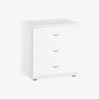 John Lewis John Lewis & Partners Elstra 3 Drawer Bedside Table