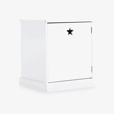 John Lewis Great Little Trading Co Star Bright Bedside Table, White