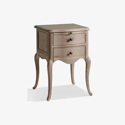 John Lewis John Lewis & Partners Etienne 2 Drawer Bedside Table, Oak