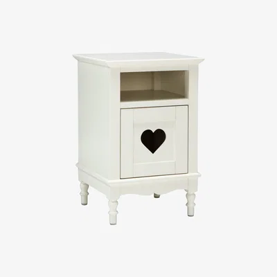John Lewis little home at John Lewis Victoria Bedside Table, White