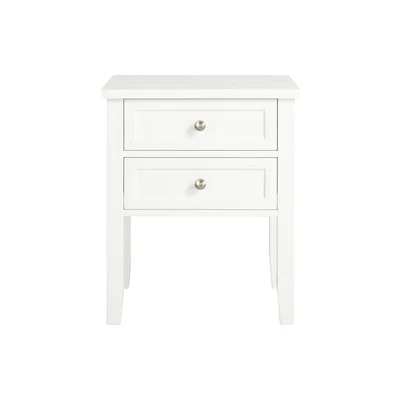 John Lewis John Lewis & Partners St Ives 2 Drawer Bedside Table, FSC-Certified (Oak, Birch, Oak Veneer, MDF)