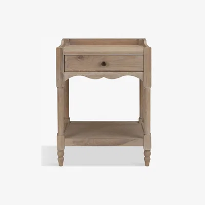 John Lewis John Lewis & Partners Etienne 1 Drawer Bedside Table, Oak