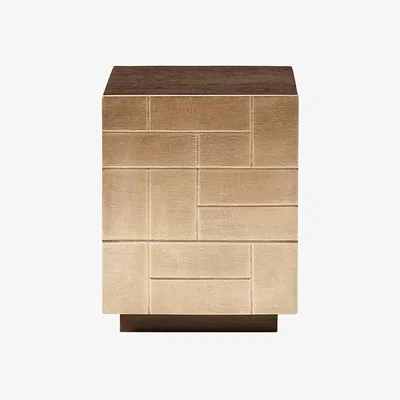 John Lewis Swoon Piet Bedside Table, Brass