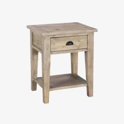 Knees Lark Light Reclaimed Wood Lamp Table