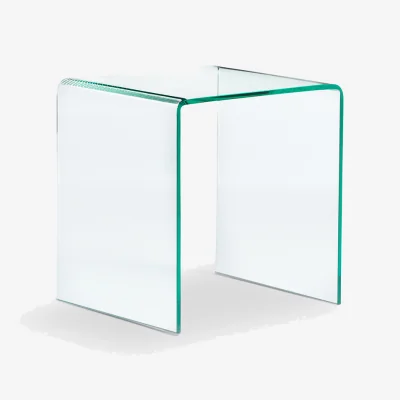 La Redoute Joan Tempered Glass Bedside Table