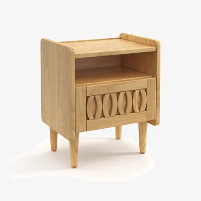 La Redoute Malu Vintage Oak Bedside Table