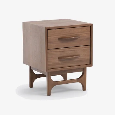 La Redoute Larsen Vintage 2-Drawer Bedside Table
