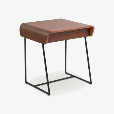 La Redoute Bardi Walnut-Veneered Bedside Table, Designed By Emmanuel Gallina