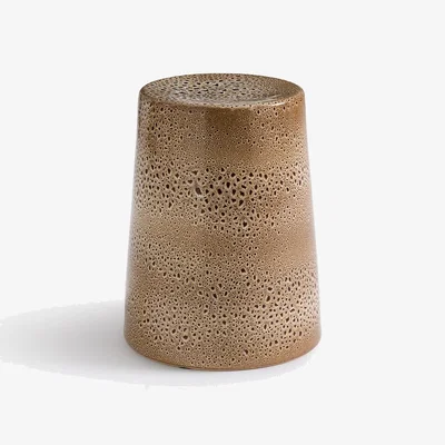 La Redoute Fome Glazed Ceramic Side Table/Bedside Table
