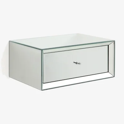 La Redoute Khonsou Mirrored Wall-Mounted Bedside Table in MDF